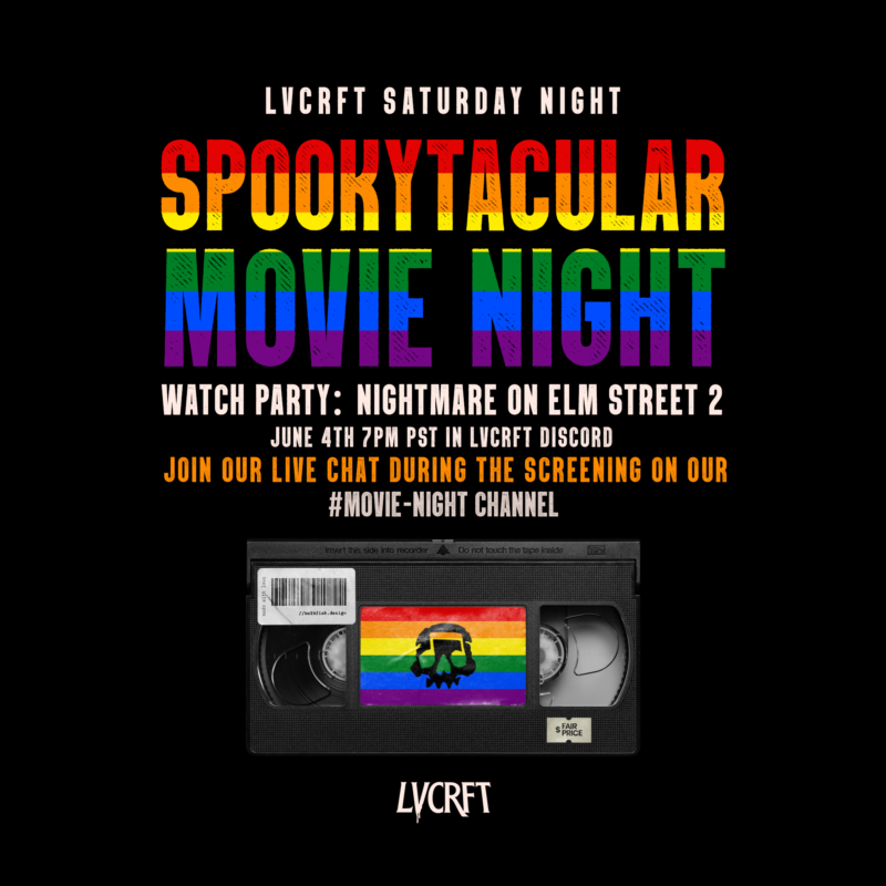 LVCRFT Nightmare On Elm Street 2 Movie Night