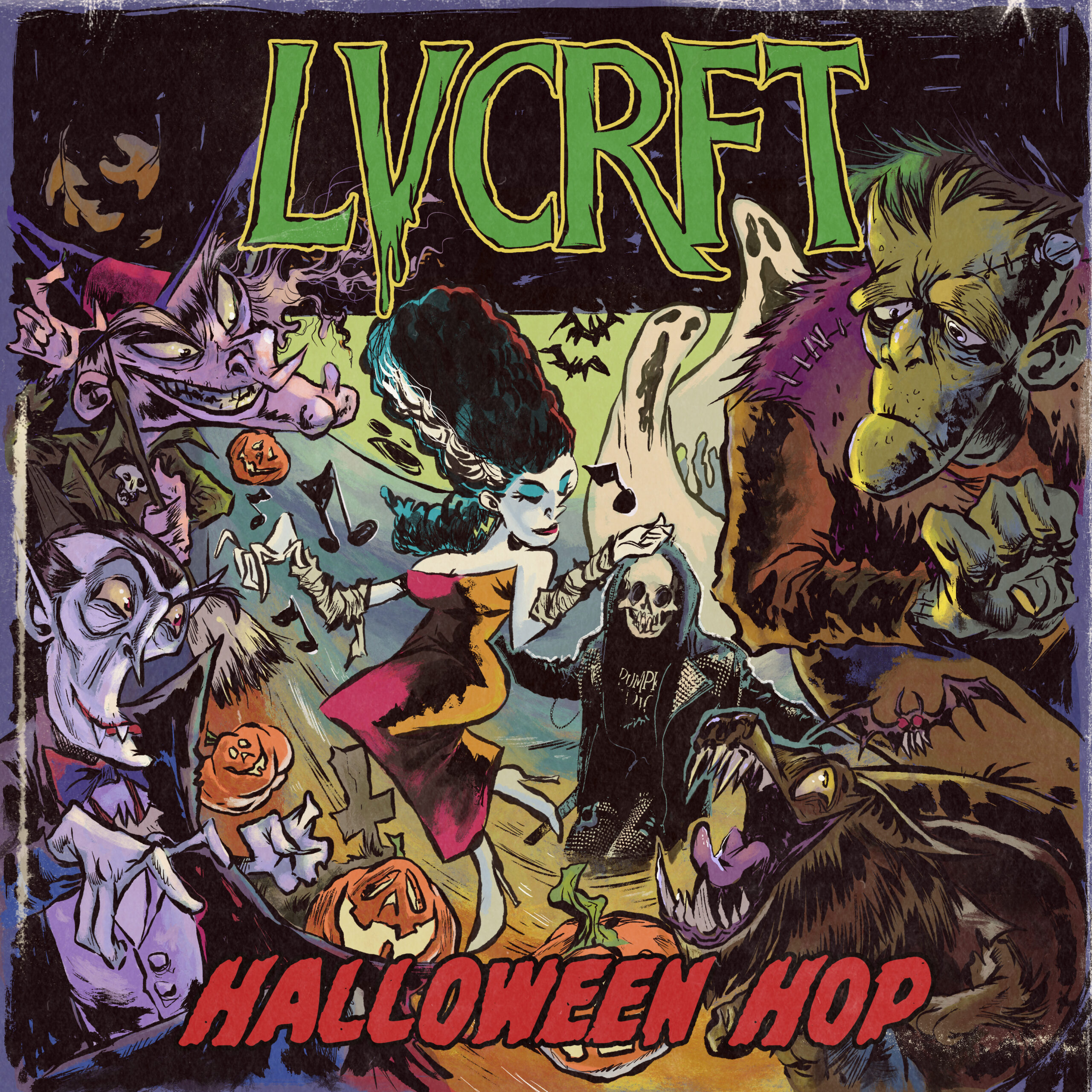 Halloween Hop Digital Album Cover