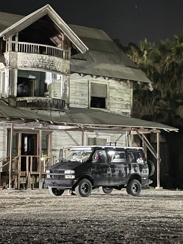 LVCRFT shooting on location at Delusion LA.